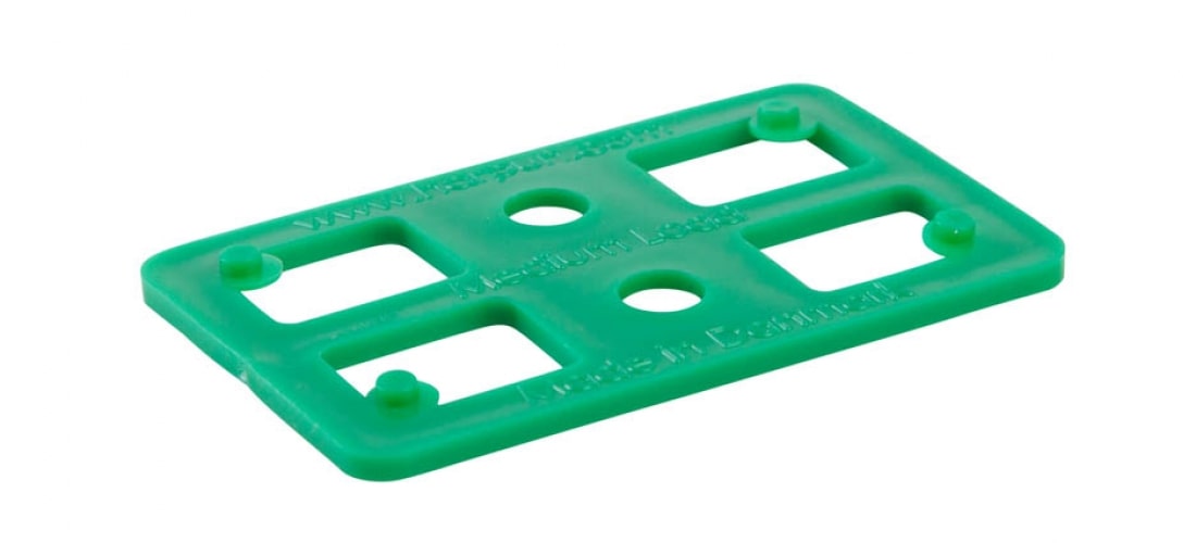 Regulēšanas starplikas 80 x 50 x 3 mm (līdz 2 tonnām), 500 gab.