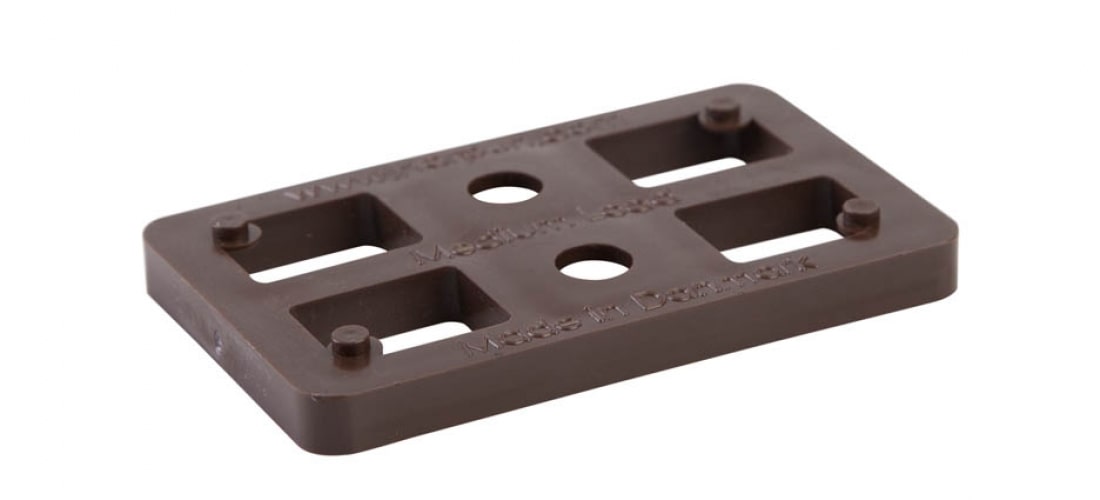 Regulēšanas starplikas 80 x 50 x 7 mm (līdz 2 tonnām), 500 gab.