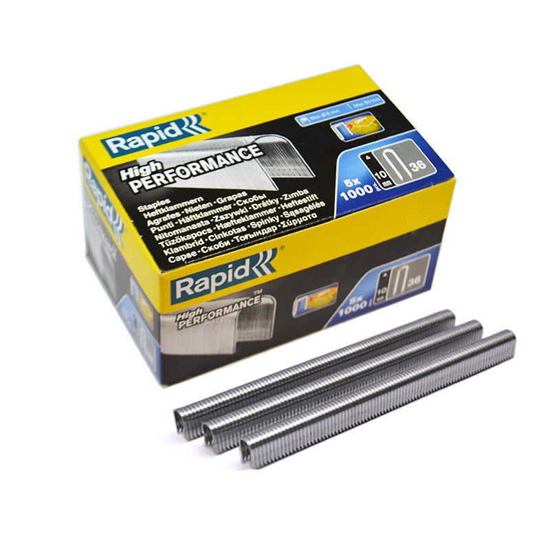 RAPID 36. tipa skavas skavas kabeļiem; 14mm; cinkotas (5000 iepak.)