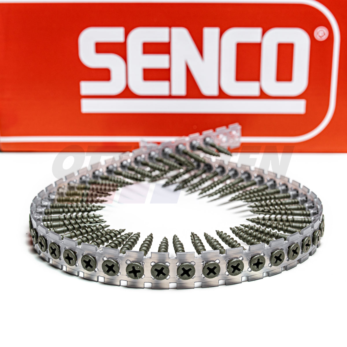 Construction Screws Strip (4.2 X 35-55mm; Ruspert II; Green Color; PH2 Bit)