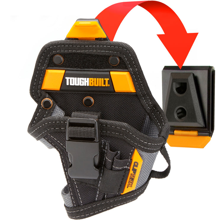 Toughbuilt drill holster - akumulatora urbjmašīnas jostas soma ar "ClipTech" tehnoloģiju