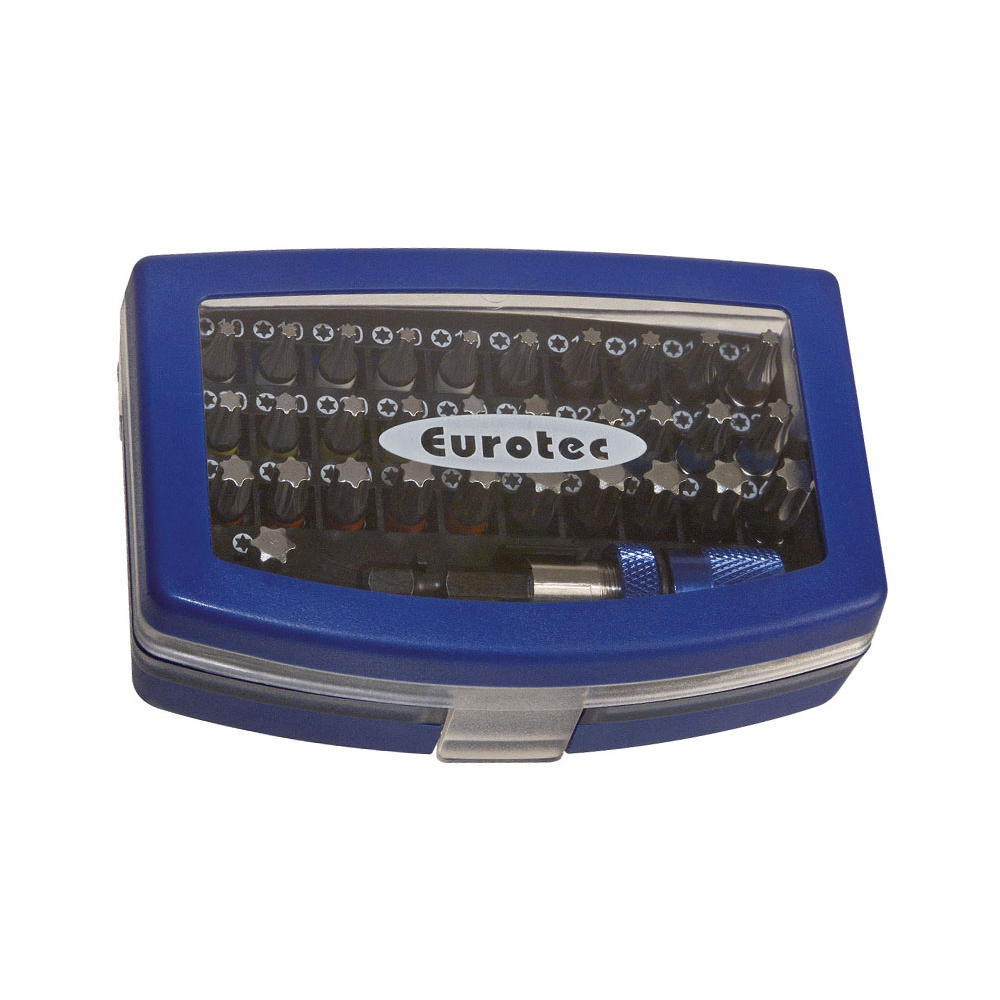 Bit Box - Screwdriver Bits with Torx Head + 1 Quick Change Bit Holder (TX10-TX40)