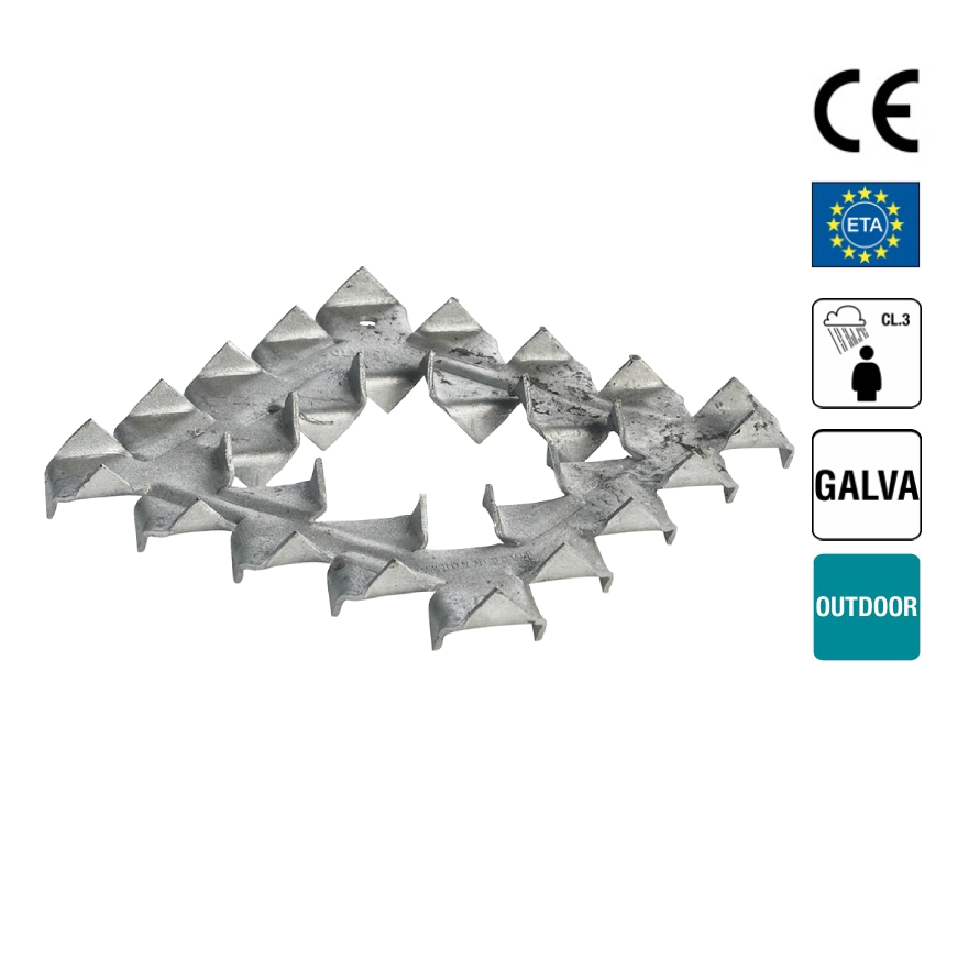 Sertificētas "Bulldog C5" savienojuma plāksne