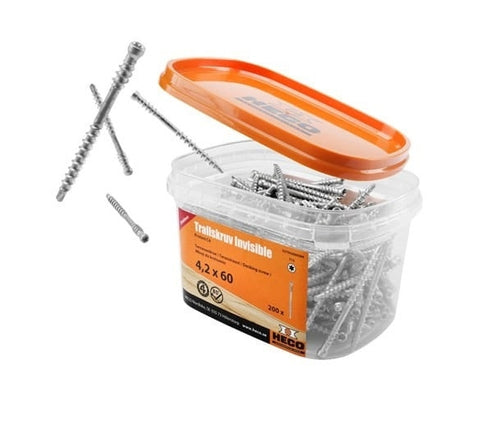 Slēptās stiprināšanas sistēmas skrūves