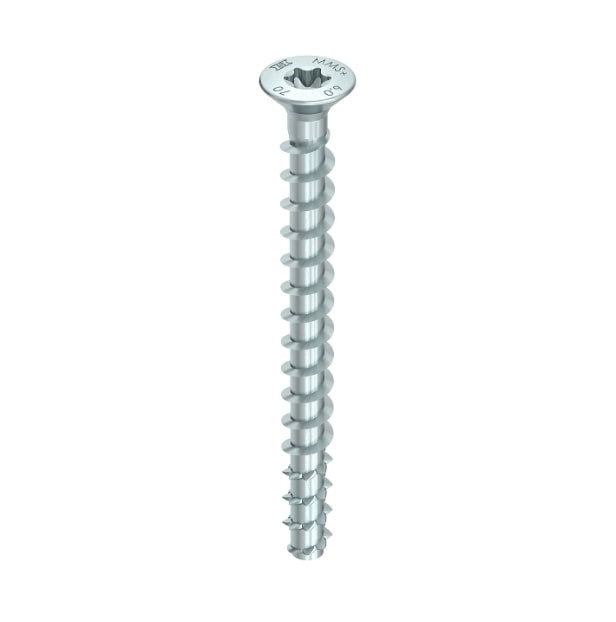 HECO MMS-plus - Concrete Screw with Countersunk Head / TX40 (7.5 x 160 mm) (50 pcs)