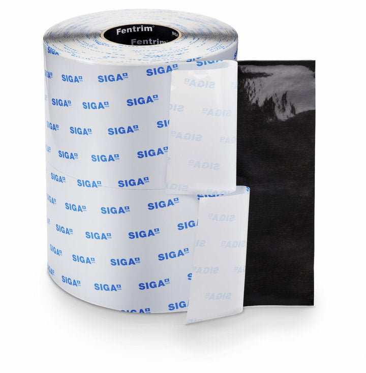 SIGA Fentrim IS 2 hermētiski noslēdzoša logu montāžas līmlente bez apmetuma zonas (300 mm x 25 m)