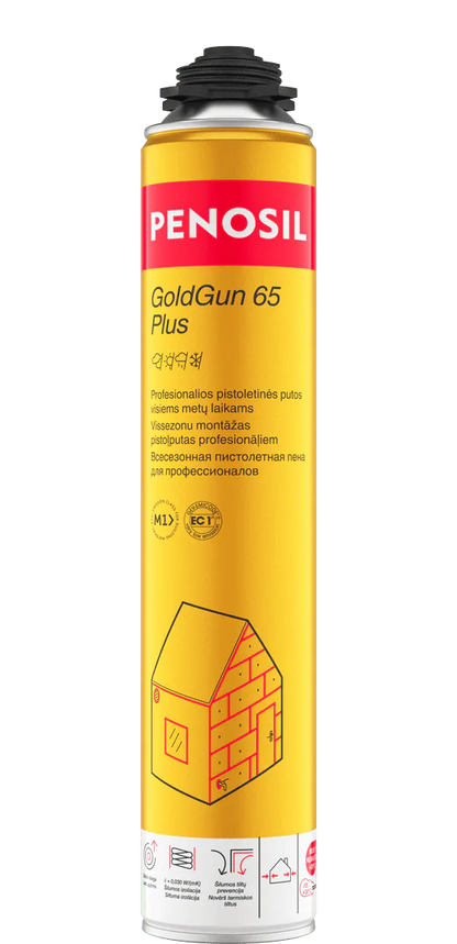PENOSIL GoldGun 65 Plus PU Gun Foam 850 ml High Yield