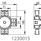 Egant - Installation Box B338, 6-connections, with steel mounting (CC 60 mm)