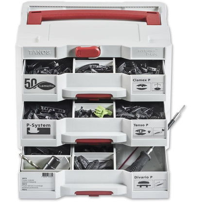 Lamello P-System mebeļu savienojumu sortimenta komplekts - PRO