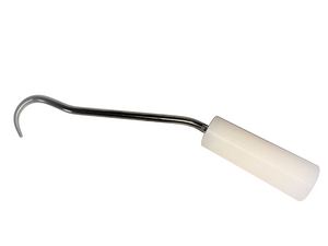 Armatūras siešanas āķis 30 cm ar fiksētiem gultņiem un rokturi