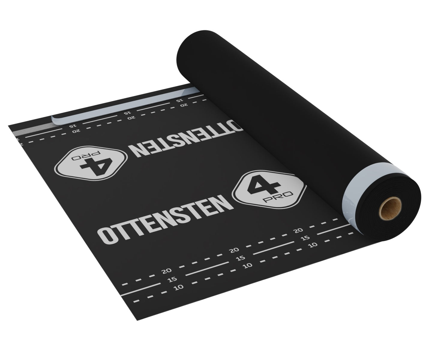 4PRO 170SK2 - difūzijas membrāna ar 2 līmlentes joslām 170 g/m² (1.5 x 50 m) (75m2)