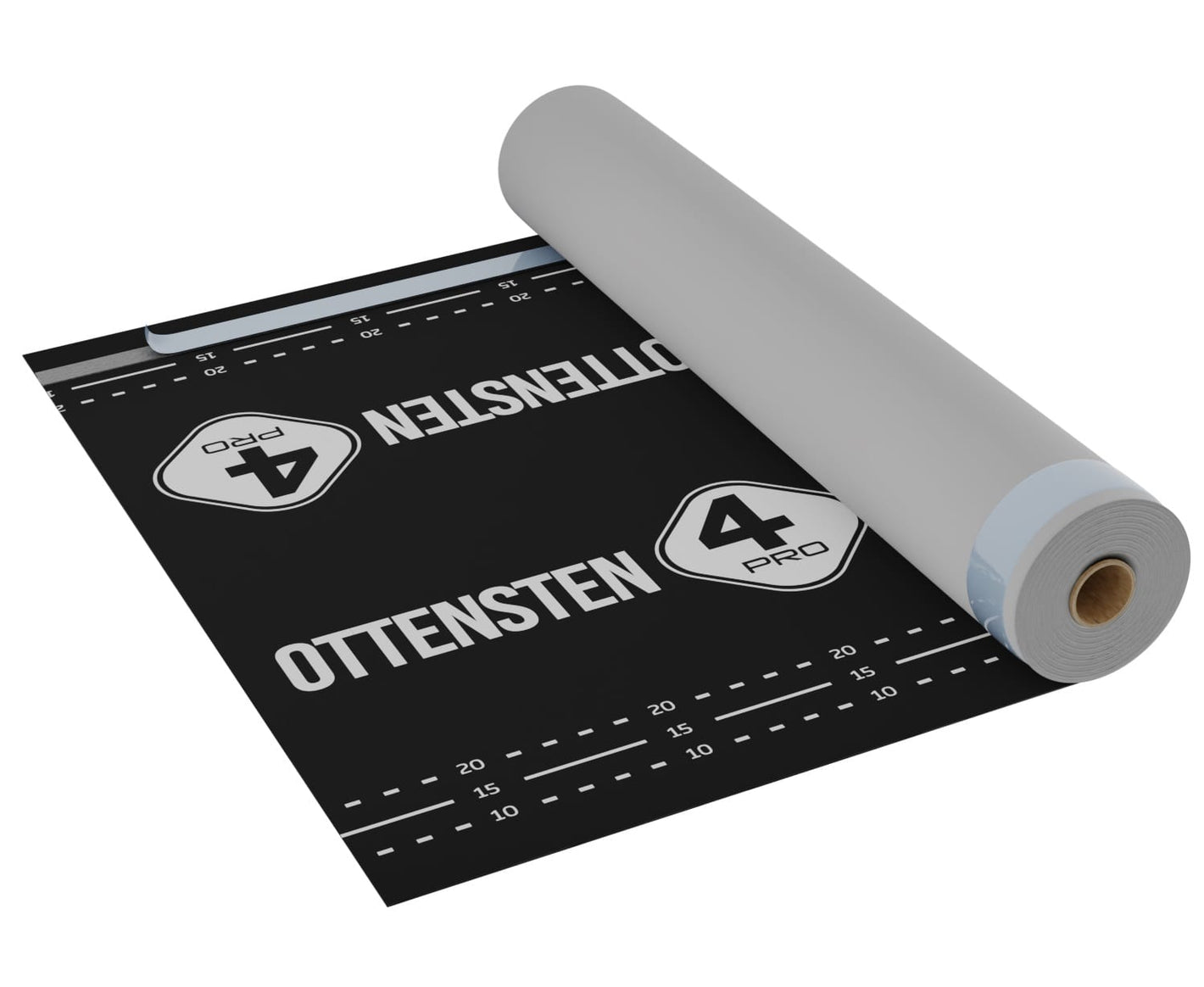 4PRO-190SK2 - Diffusion film with 2 adhesive tapes 190 g/m² (1.5 x 50 m) (75m2)