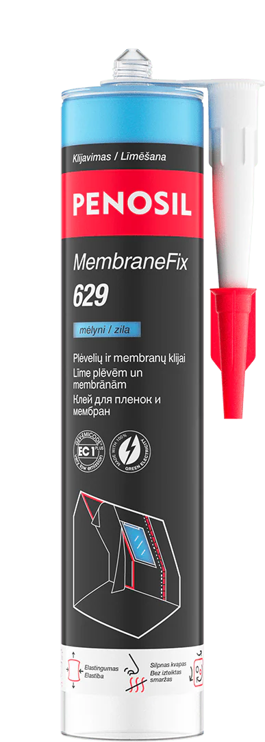 PENOSIL MembraneFix 629 – Akrila līme membrānām 290 ml zila