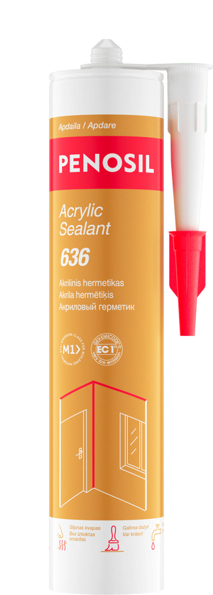 PENOSIL 636 krāsojams akrila hermētiķis