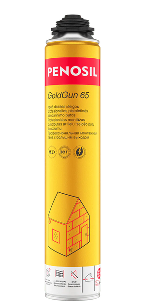 PENOSIL GoldGun 65 poliuretāna putas ar augstu izplešanos