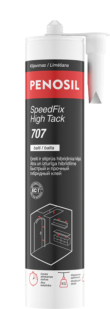 PENOSIL SpeedFix High Tack 707 – Hibrīdlīme ar tūlītēju saķeri 290 ml balta