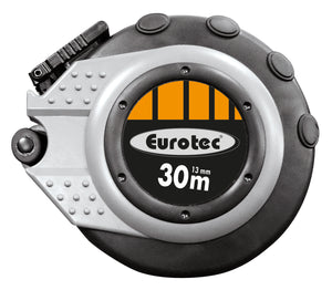 Eurotec Steel Tape Measure 30 m with Crank Handle