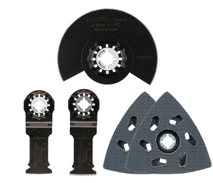 Makita Starlock multiinstrumenta asmeņu komplekts galdniekiem B-67511, 5 gab.