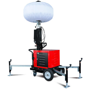 LIGHT BOY - LED Balloon Lighting Tower with Cart, 6.4 m