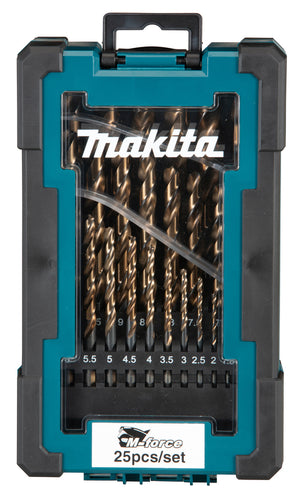 M-Force metāla urbju komplekts 25 gab., 1–13 mm