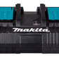 Divu portu ātrās uzlādes lādētājs Makita DC18RD 14,4V–18V LXT® Li-ion akumulatoriem