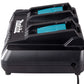 Divu portu ātrās uzlādes lādētājs Makita DC18RD 14,4V–18V LXT® Li-ion akumulatoriem