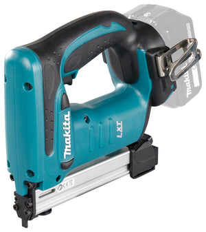 Makita DST221 akumulatora skavotājs (18V; 10–22 mm; T50/140 tipa skavām) 