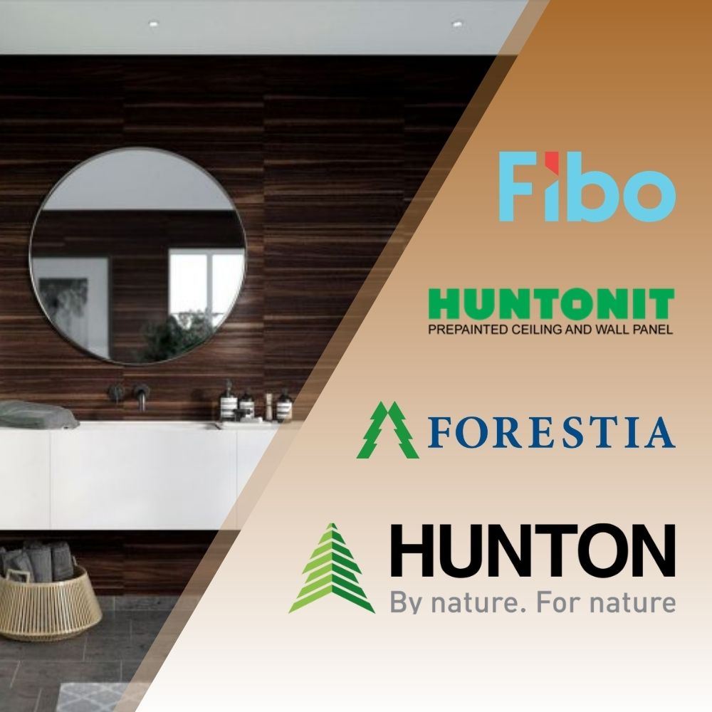 Finishing Panels - Huntonit, Hunton, Fibo, Forestia