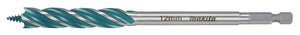 Makita koka urbji ar 1/4" HEX kātu – 4 griešanas šķautnes un 4 spirāles