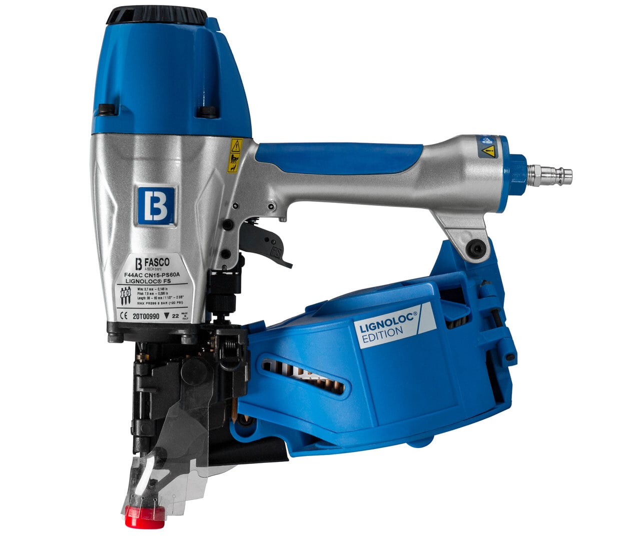 Beck FASCO F44AC CN15-PS60A LIGNOLOC FS - Drum Nailer (38 - 60 mm) (15 °)