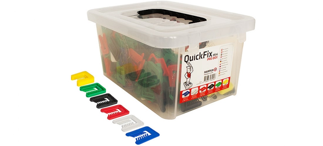 Distanceru komplekts Harpun QuickFix Mini PRO – 1, 2, 3, 4, 5 un 10 mm (450 gab.)