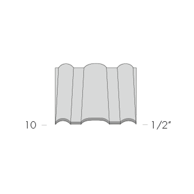 OMER MICRO CF/10 - rievotas naglu plāksnes (10 mm) 2250 gab