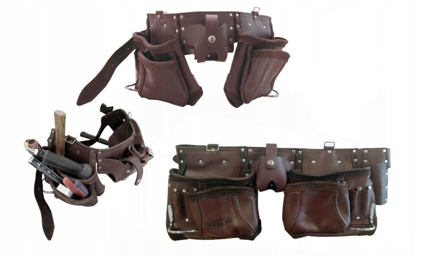 4PROPN - Leather tool belt with pockets