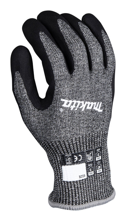 Cut-Resistant Work Gloves – Level F, Nitrile Coated, Touchscreen Compatible