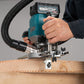 Makita RP001G 40 V XGT® iegremdējama frēze  