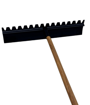 Divpusējs tērauda grābeklis betonam 508×102 mm garums 1372 mm