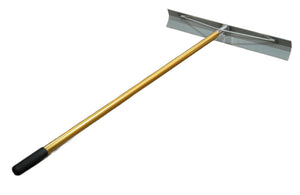 Alumīnija betona iestrādes instruments ar zeltainu rokturi 762×105 mm garums 1530 mm