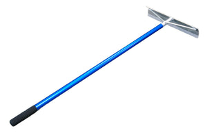 Alumīnija betona iestrādes instruments ar zilu rokturi 508×102 mm garums 1530 mm