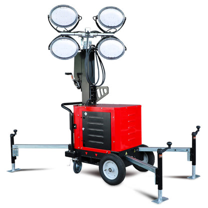 LIGHT BOY - LED Lighting Tower with Cart, 6.1 m