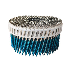 CHIPBOARD skrūvnaglas ruļļos (3.9 x 65 mm; 15°; 2000 gab.; A2 nerūsējošā tērauda; Torx galva;)