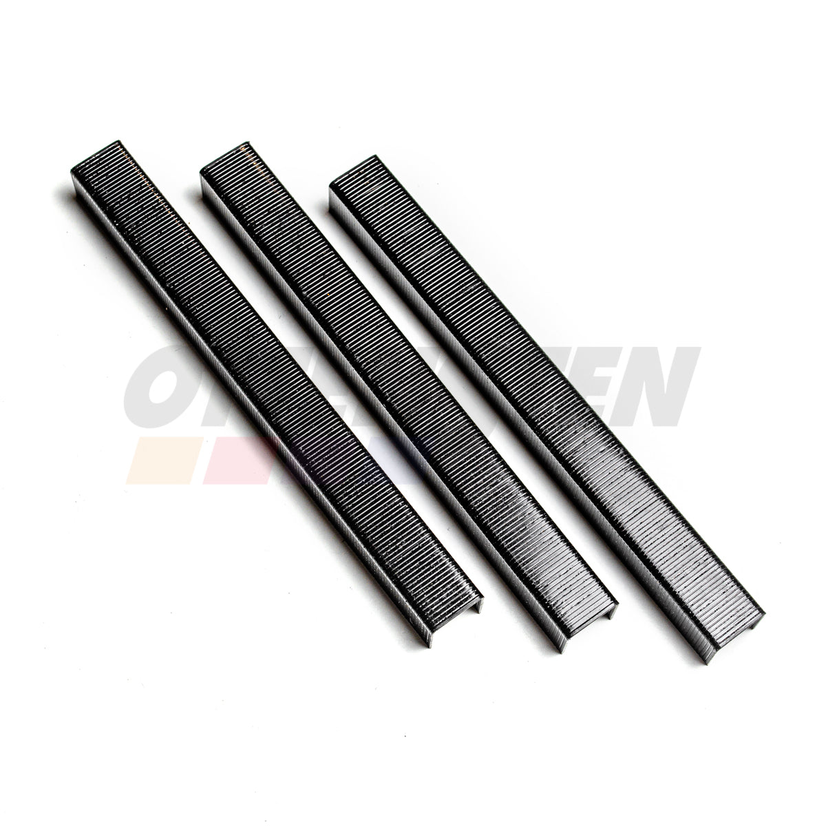 OMER 80/AT skavas 12mm; cinkotas; 21 gauge; melnas; 10000 iepak.