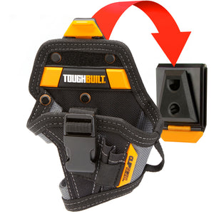 Toughbuilt drill holster - akumulatora urbjmašīnas jostas soma ar "ClipTech" tehnoloģiju