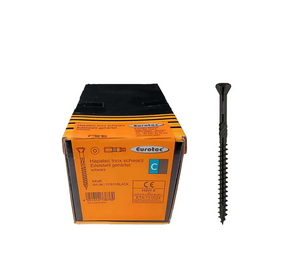 Melnas fasādes skrūves kokam 4x35–60 mm TX (C1)