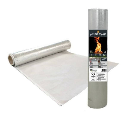 WINCO A2 Firevap nedegoša un atstarojoša tvaika un gaisa barjera, 60m² (1.2m x 50m)