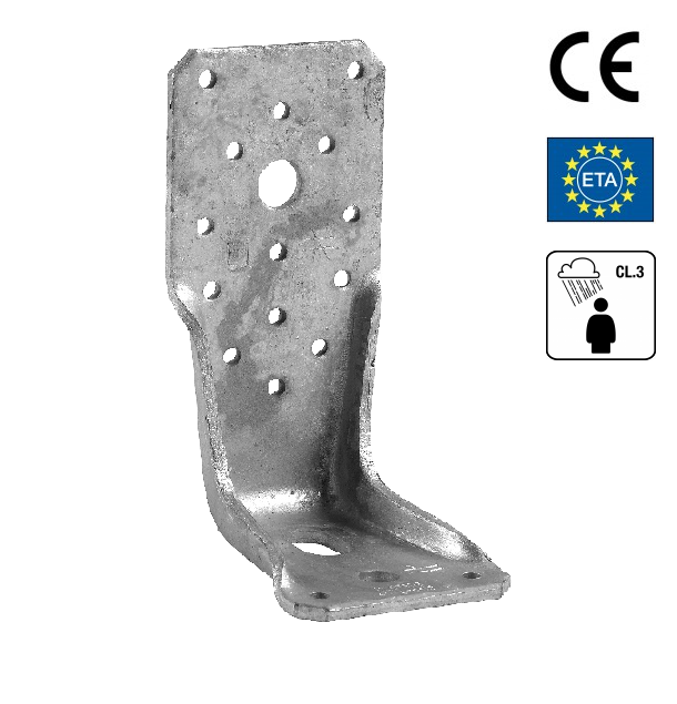 CE sertificēts enkur leņķis (285 x 85 x 65 mm; 4mm)