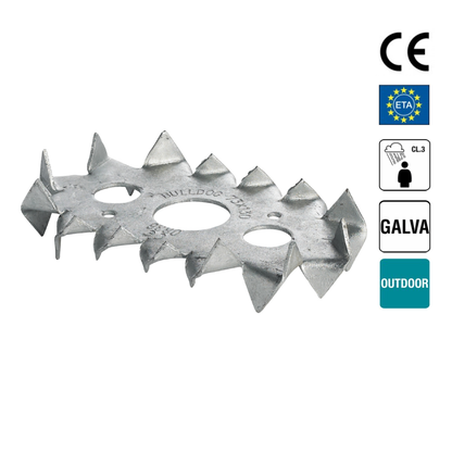 CE sertificētas &quot;Bulldog C3&quot; savienojuma plāksne