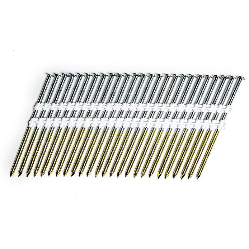 Celtniecības naglas kasetē 3.8x130 mm; 21°; karsti cinkotas; gludas (1000 g.) - OTTENSTEN