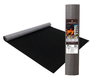 WINCO Firebreather black A2 W2 melna elpojoša un nedegoša fasādes aizsargmembrāna (1.5m x 50m; 75m2)