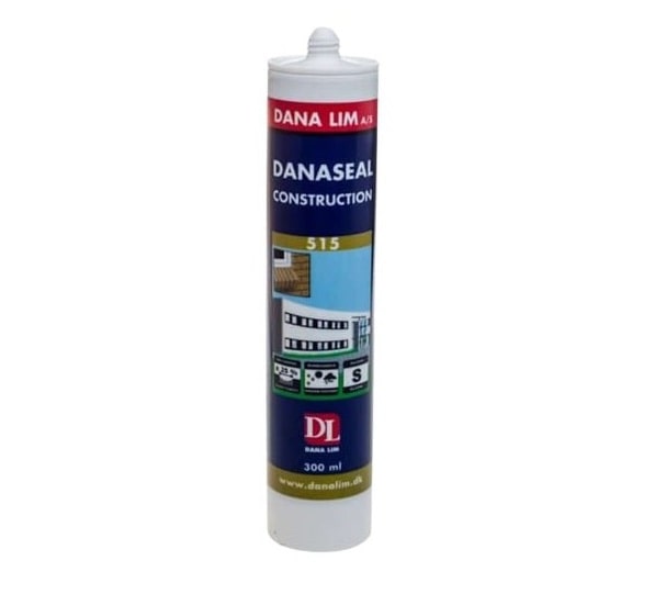  DANA LIM Danaseal Construction 515 — bezkrāsains silikona hermētiķis (300 ml)