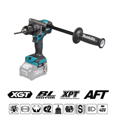 Makita XGT HP001G Cordless Hammer Drill Driver (40Vmax; 140 Nm; Brushless)